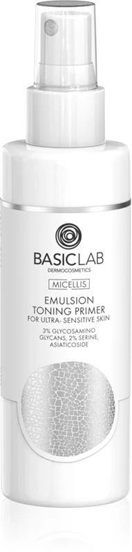 „BasicLab Dermocosmetics“ micelinė veido emulsija ir tonikas labai jautriai odai