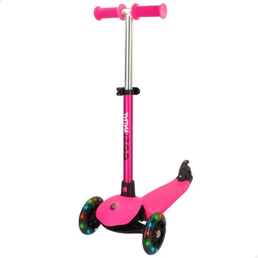 Trottinette Eezi à 3 roues avec lumières et guidon amovible