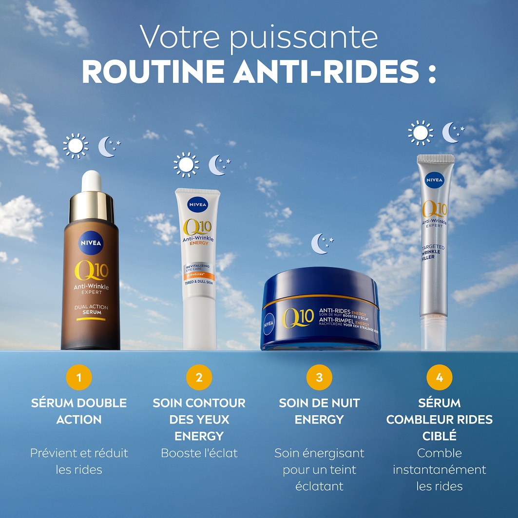 NIVEA Crème visage Nuit Anti-rides Booster d'éclat Vitamine C