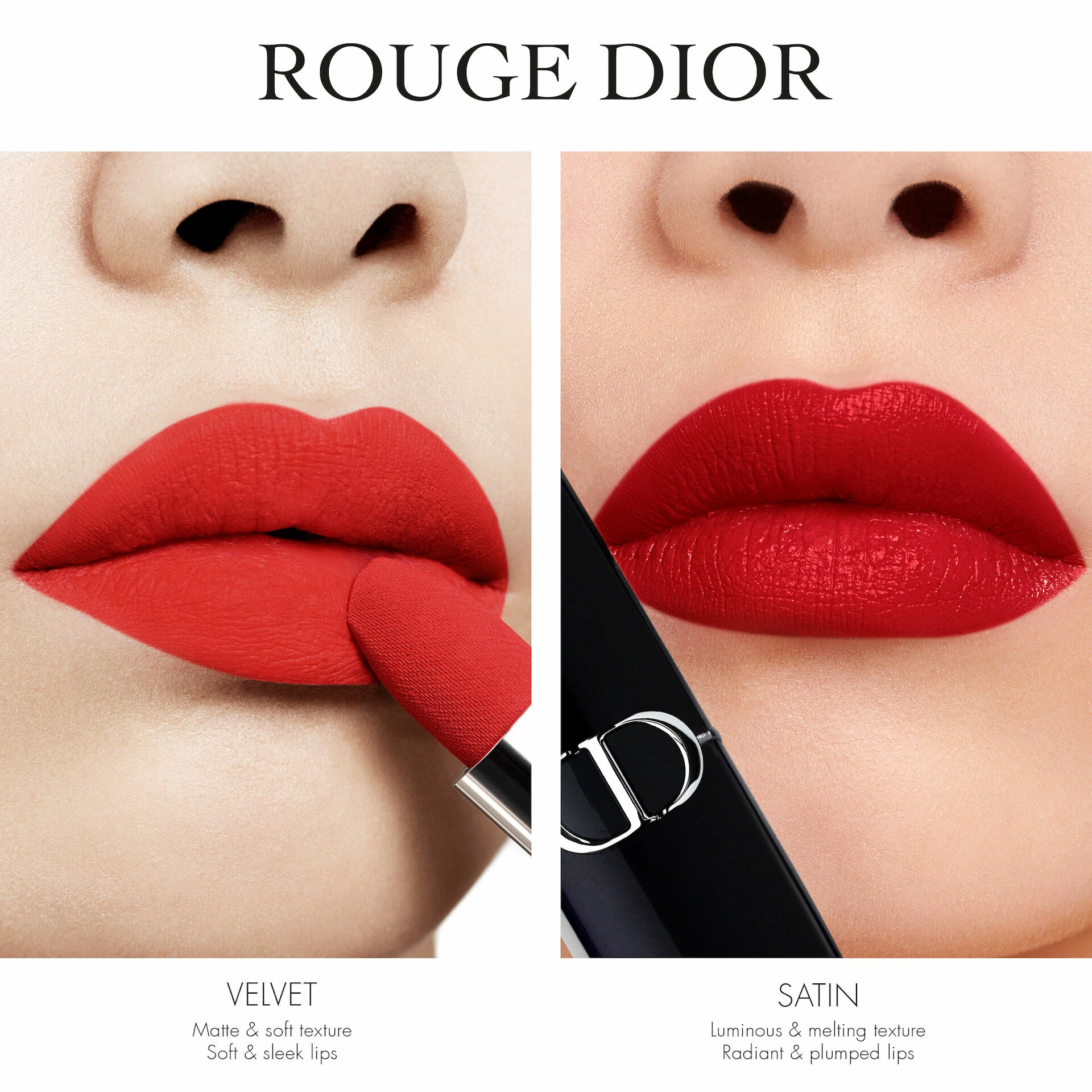 Rouge Dior Couture Színes Utántölthető Rúzs 999 Szatén - DIOR