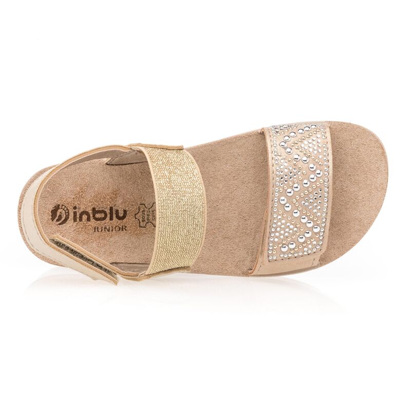 Gelbe Mädchensandalen / Zehenfreie Schuhe
