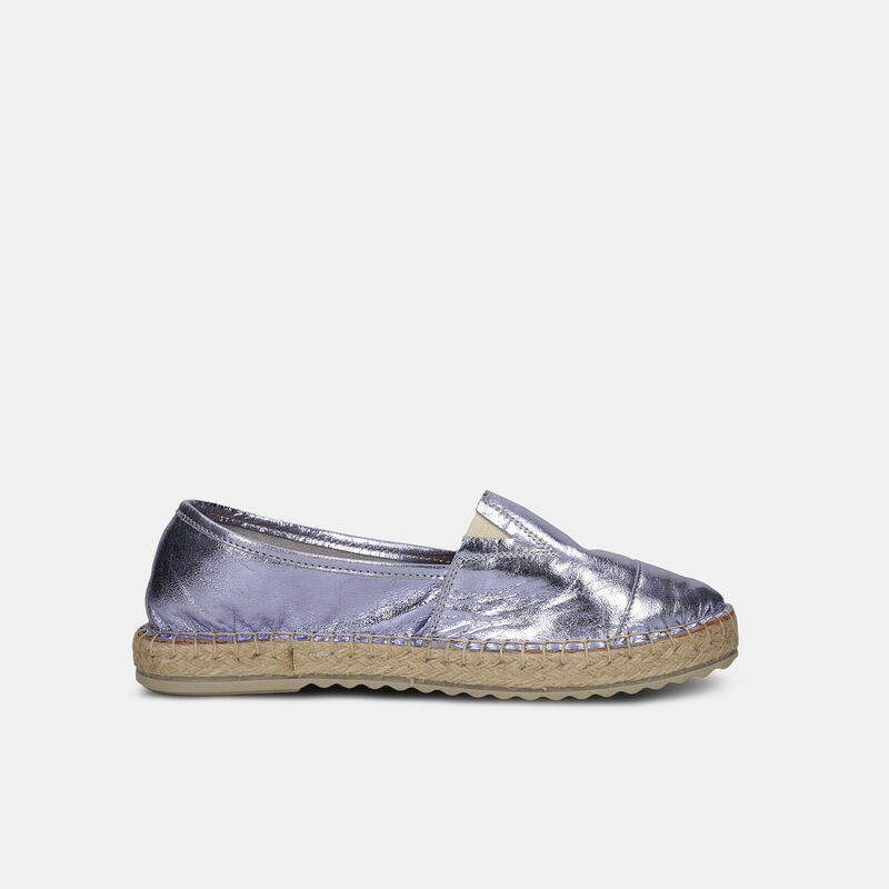 Dam espadriller i läder