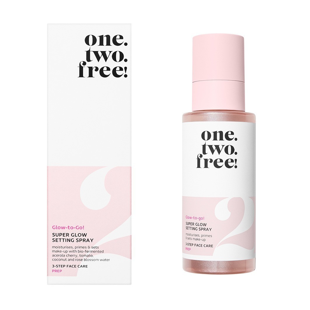 one.two.free! Fiksirajući sprej Super Glow – 100 ml