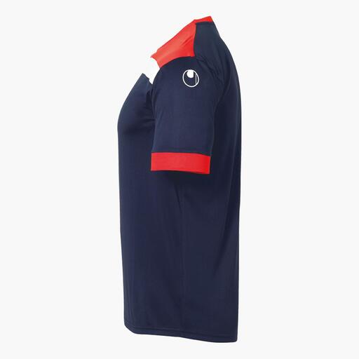 Offense 23 Shirt Shortsleeved Azul Marino/rojo/blanco Uhlsport