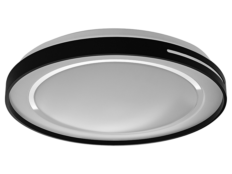 Plafon Smart Wifi Orbis LED 50 cm stalowa czarna