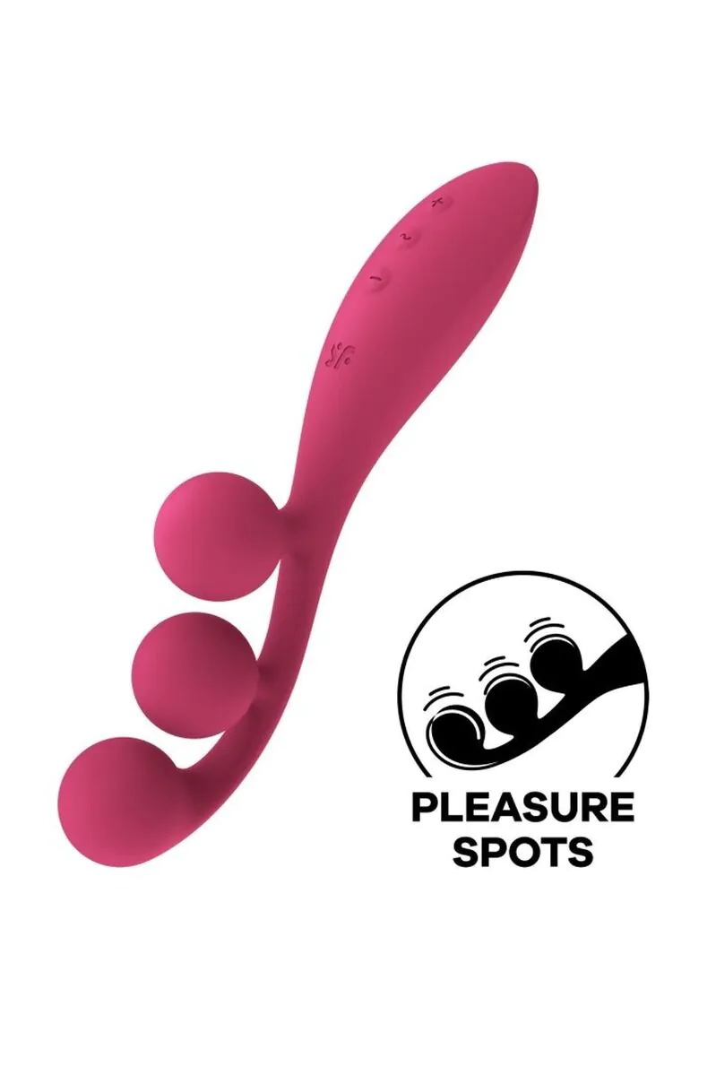 Satisfyer Masażer Tri BallRed