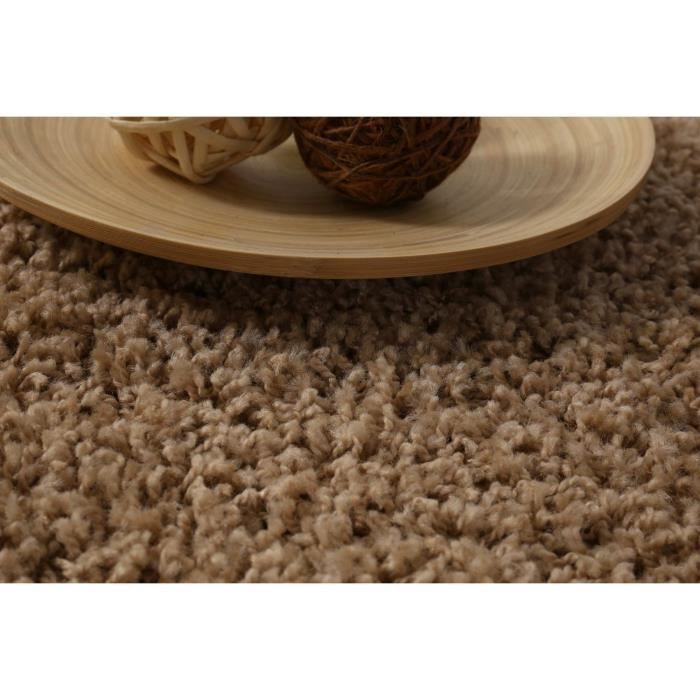 Rug - VIMODA - Prime Shaggy - Beige - 70x140 cm - Contemporary Style