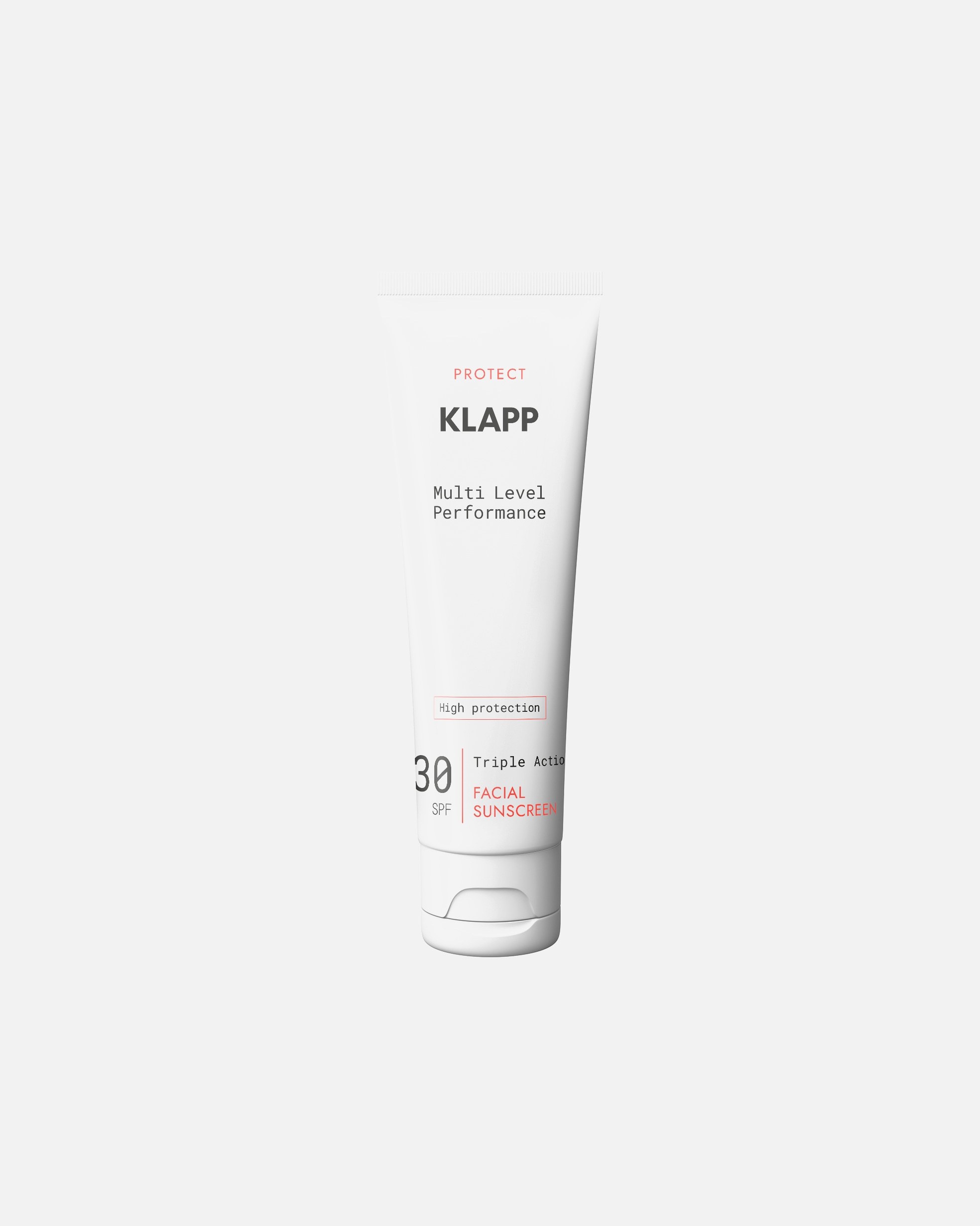 Klapp fiksirajoči puder za sončenje z večstopenjskim učinkom, krema za sončenje za obraz s trojnim delovanjem, SPF 30 - 50 ml