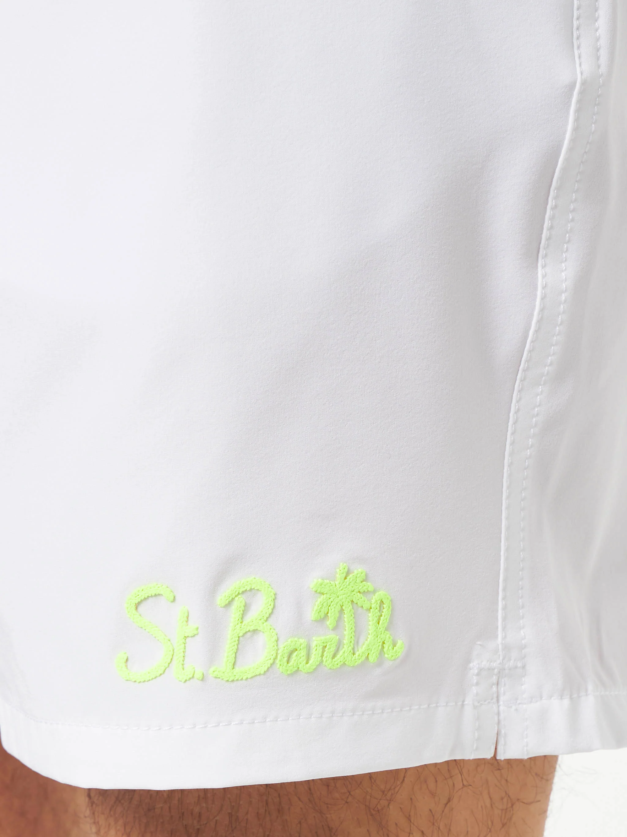 Witte comfortabele zwemkleding voor heren