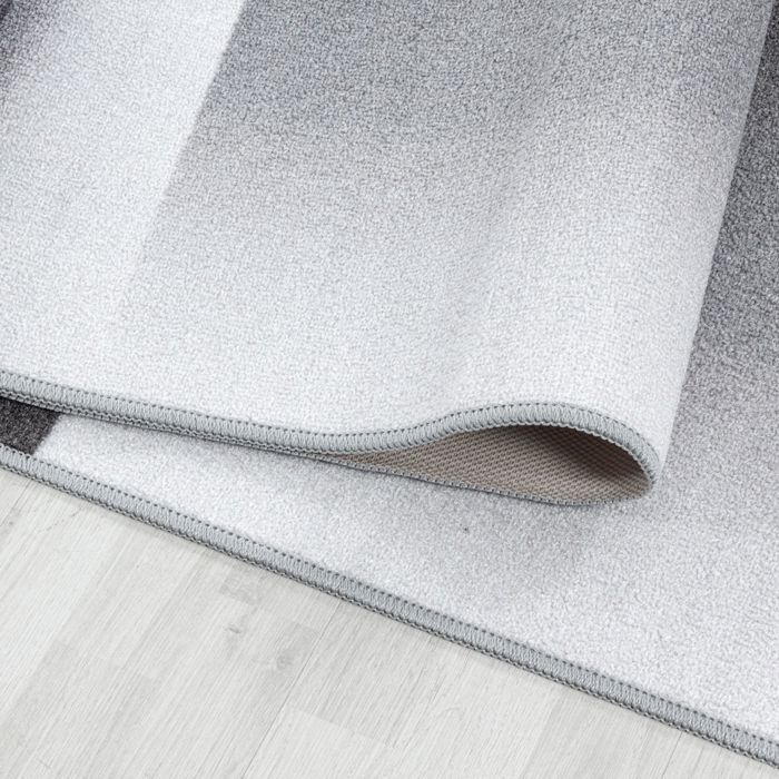 Carpetsale24 Tapis enfant Motif football à carreaux coloris gris 160x230 cm tapis chambre enfant tapis chambre bébé