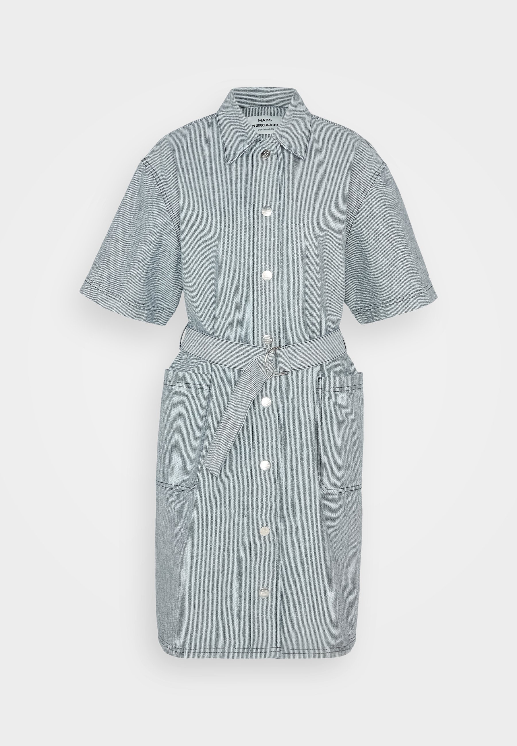 Mads Nørgaard Shirt suknelė - mėlyna