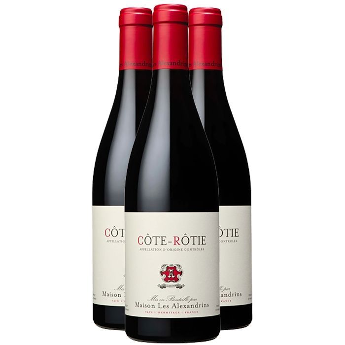 Maison les Alexandrins Côte Rôtie 2023 - Red Wine from the Rhône Valley (3x75cl).
