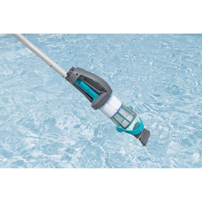 AquaGrip™ handheld pool vacuum, 90-minute runtime, for pools up to 6.10m in diameter