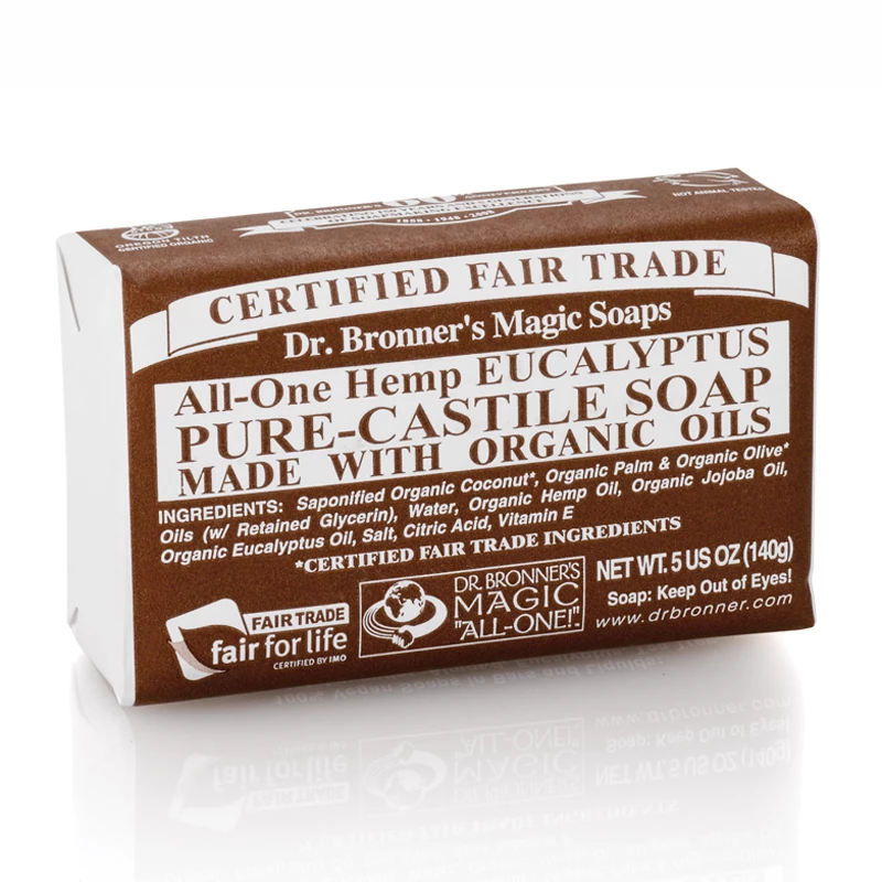 Mydło w kostce Eukaliptus – Dr. Bronner's