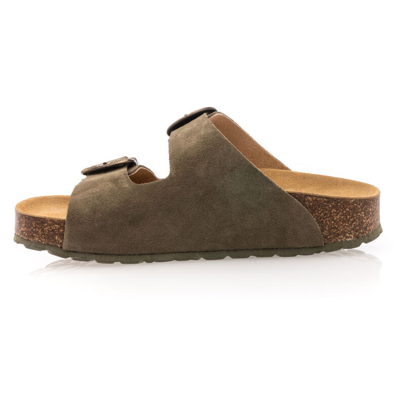 Sandali verdi da donna / Scarpe aperte in punta