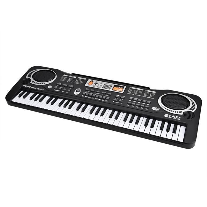 Elektrische piano voor beginners, 61 toetsen, elektrisch pianoklavier, elektrische orgelpiano - FUT