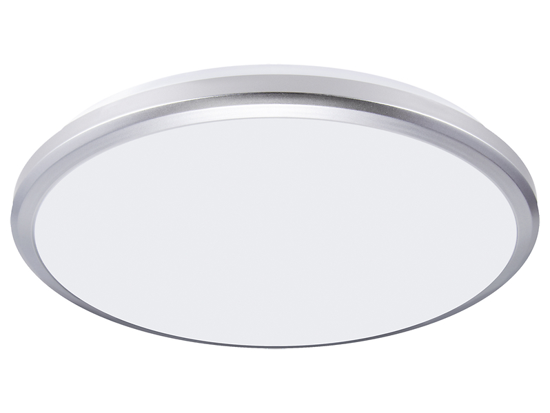 Lampa sufitowa zewnętrzna Planar LED z tworzywa sztucznego srebrna