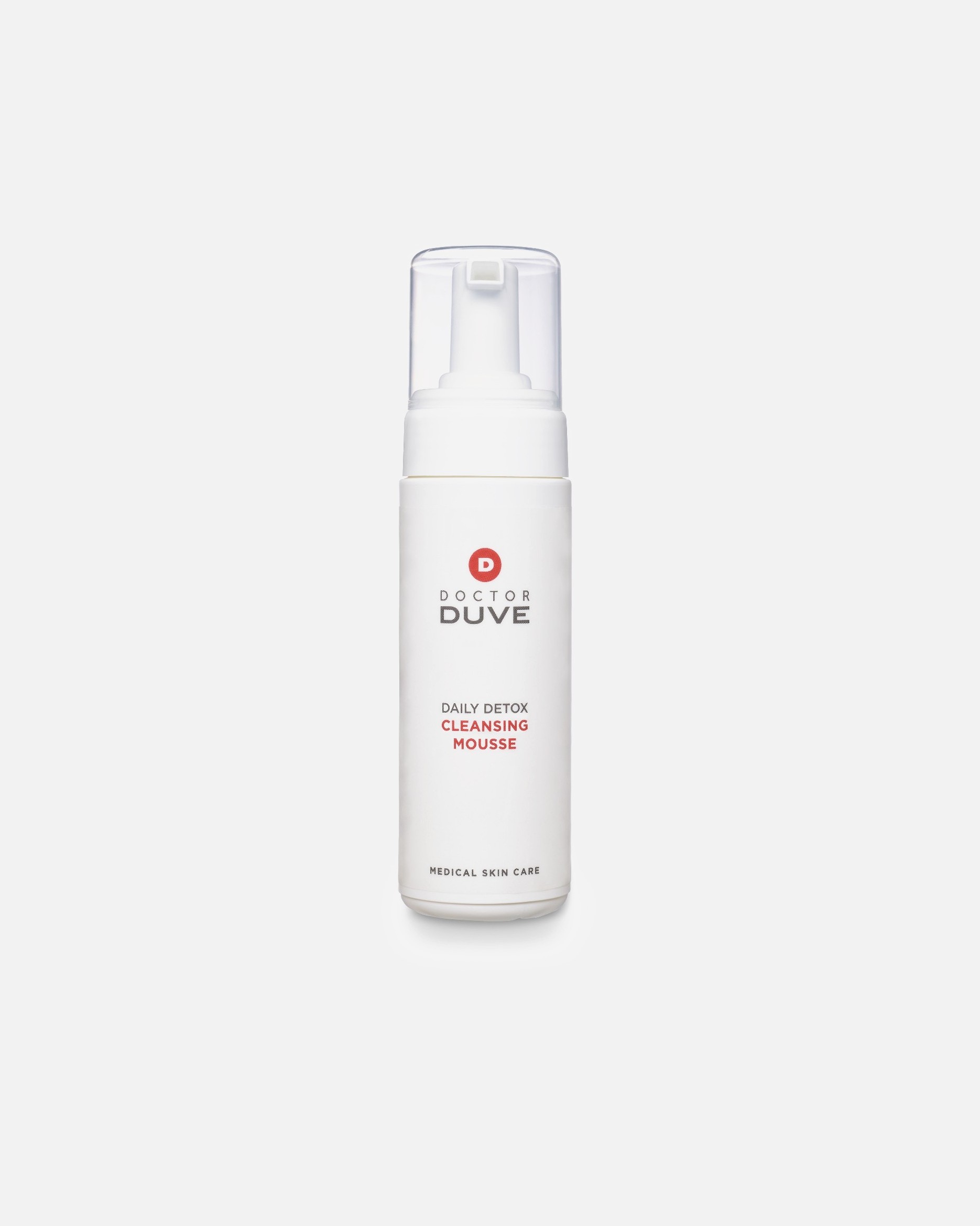 Čistiaca pena na tvár Doctor Duve Medical, denná detoxikačná čistiaca pena – 150 ml
