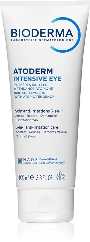 Bioderma Atoderm Intensive acu nomierinošā kopšana kairinātiem plakstiņiem