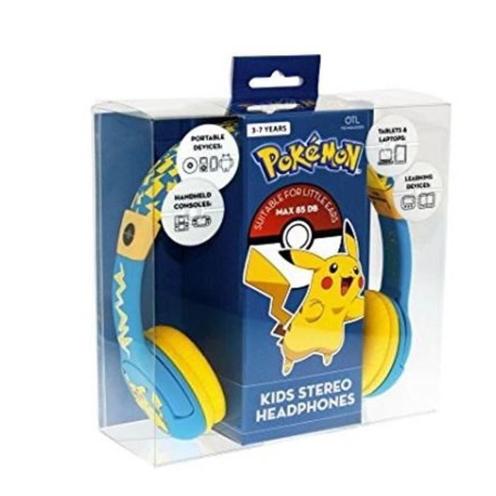 Casque Pokemon Pikachu Kidsafe