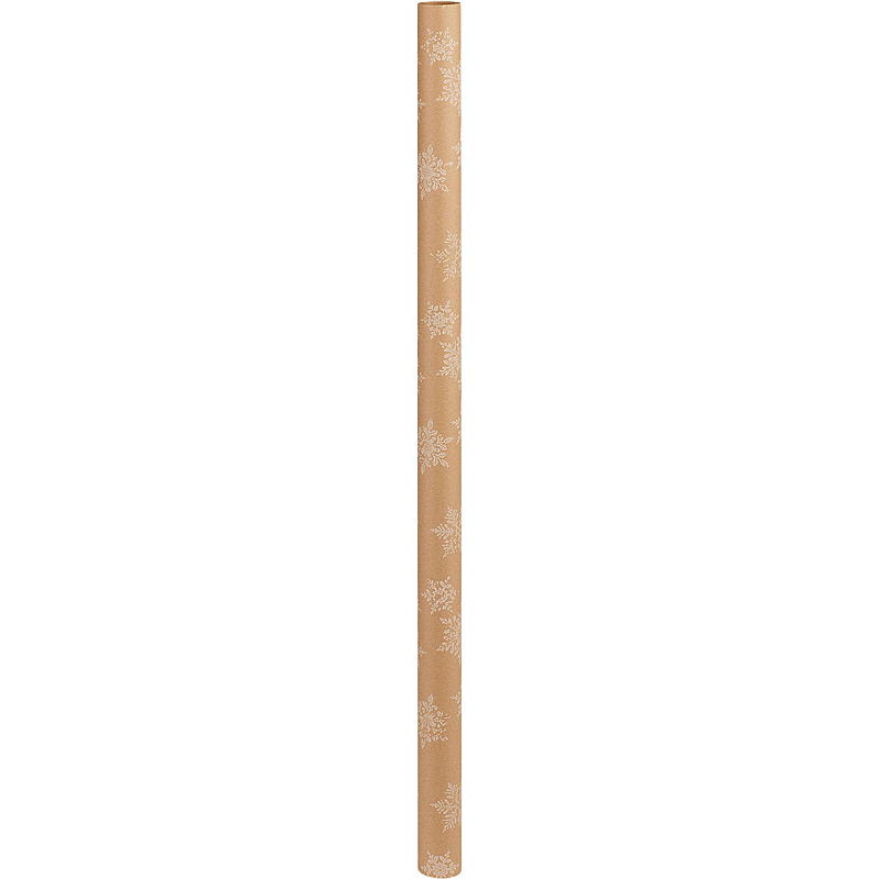 Kerstpapier voor thuis, 4 x 70 cm, kraftpapier.