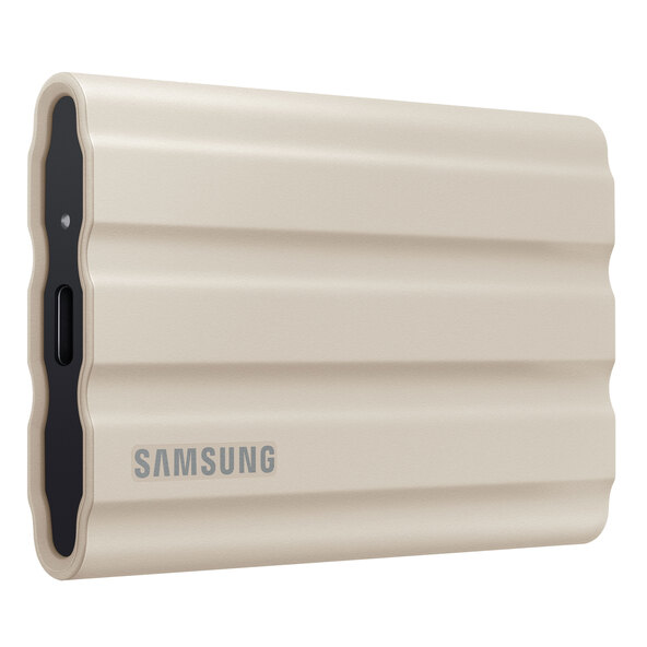 Hard disk SSD portabil T7 Shield, 1 TB, bej