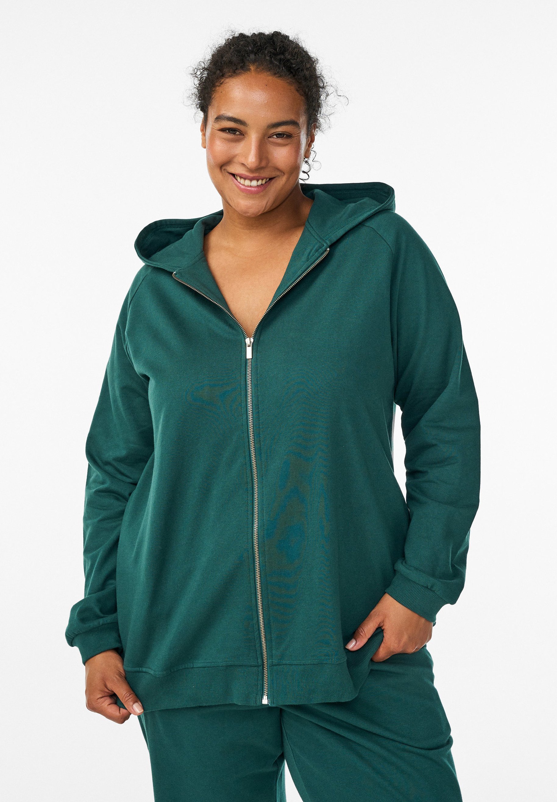 Sweat-shirt zippé Zizzi - June Bug
