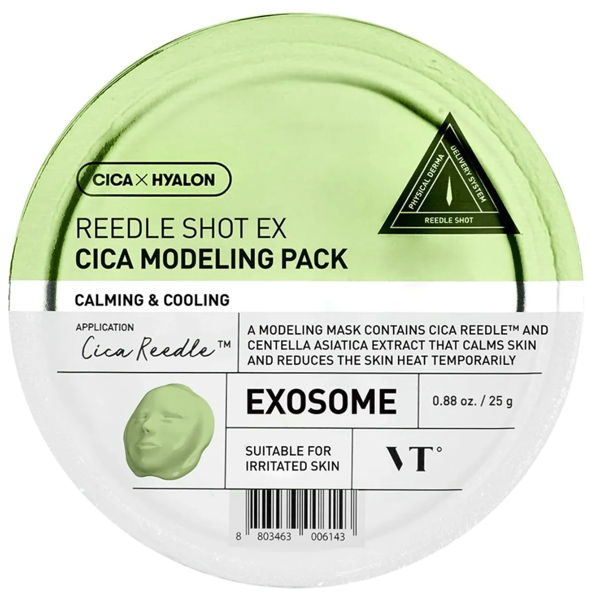 VT Cosmetics Reedle Shot EX Cica Modeling Pack Maska do twarzy