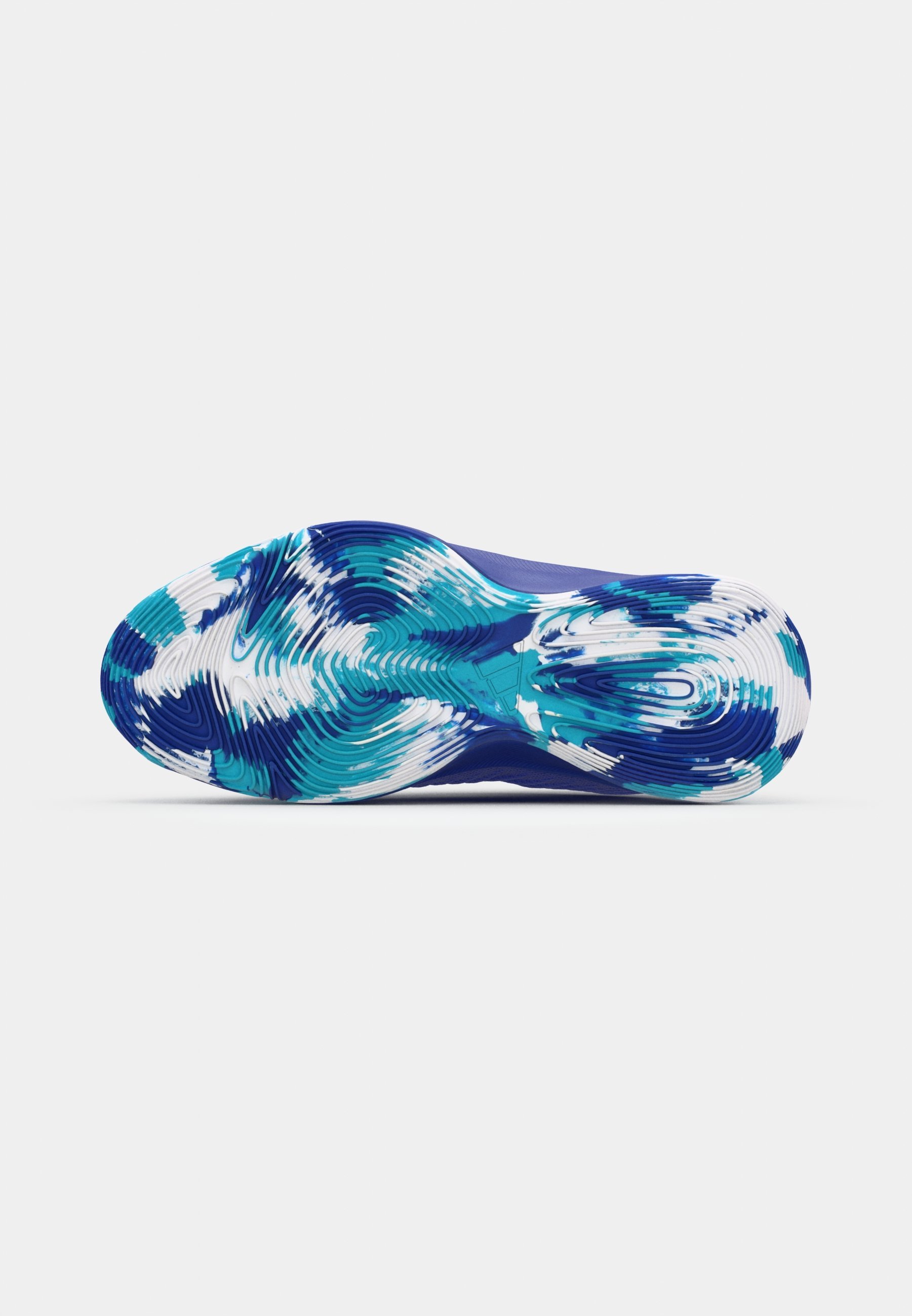 adidas Performance INITIATION - Chaussures de basketball - bleu clair/blanc/cyan clair