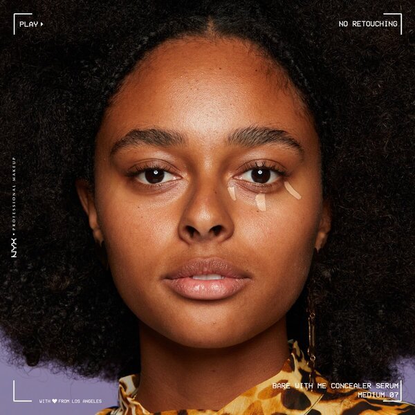 NYX Professional Makeup 07 Bare With Me Medium maskuoklio serumas