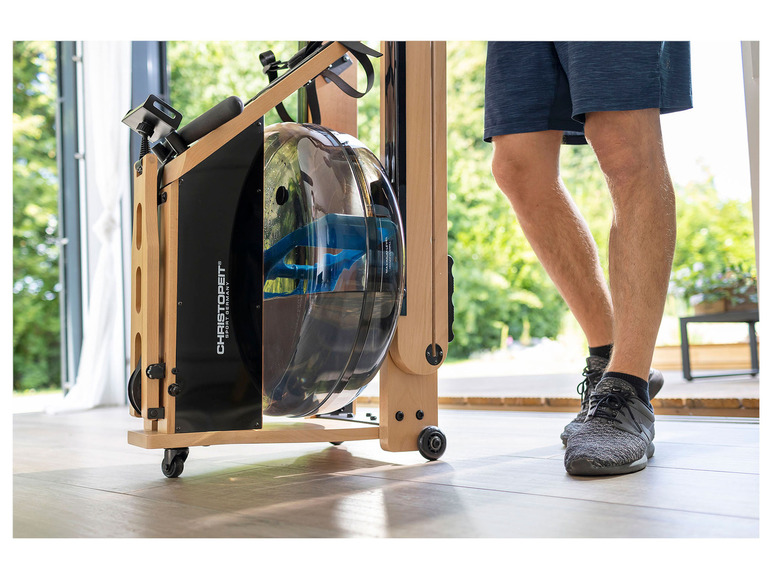 Máquina de remo aquática de madeira Christopeit »WP 5000«