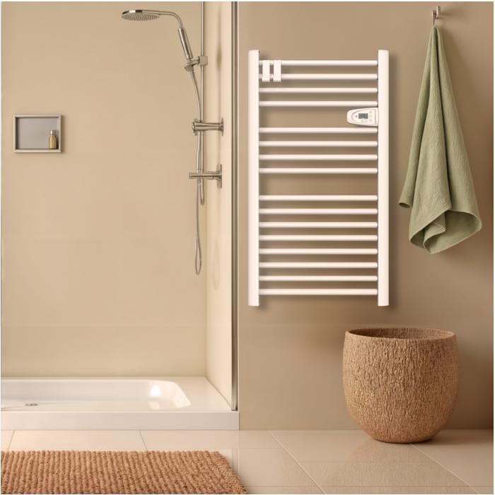 Scaldasalviette elettrico senza liquido - BESTHERM - HESTIA 500W - bianco
