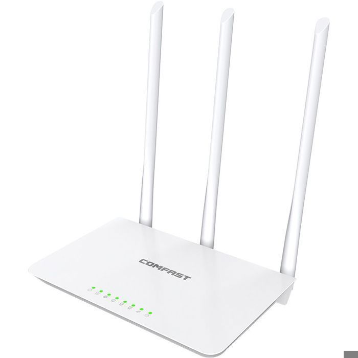 Router doméstico - RNCYN - CF-WR613N V3 - 300 Mbps - 2,4 GHz - Punto de acceso inalámbrico - Compartir red WiFi - Blanco