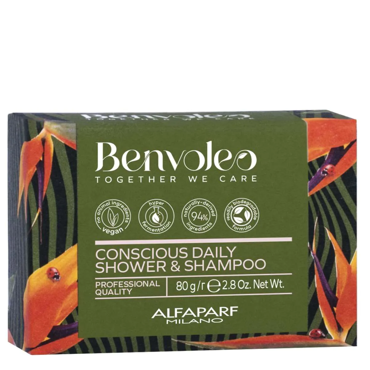 Alfaparf Milano Benvoleo Conscious Daily Shower & Shampoo Bar Mydło i szampon w kostce