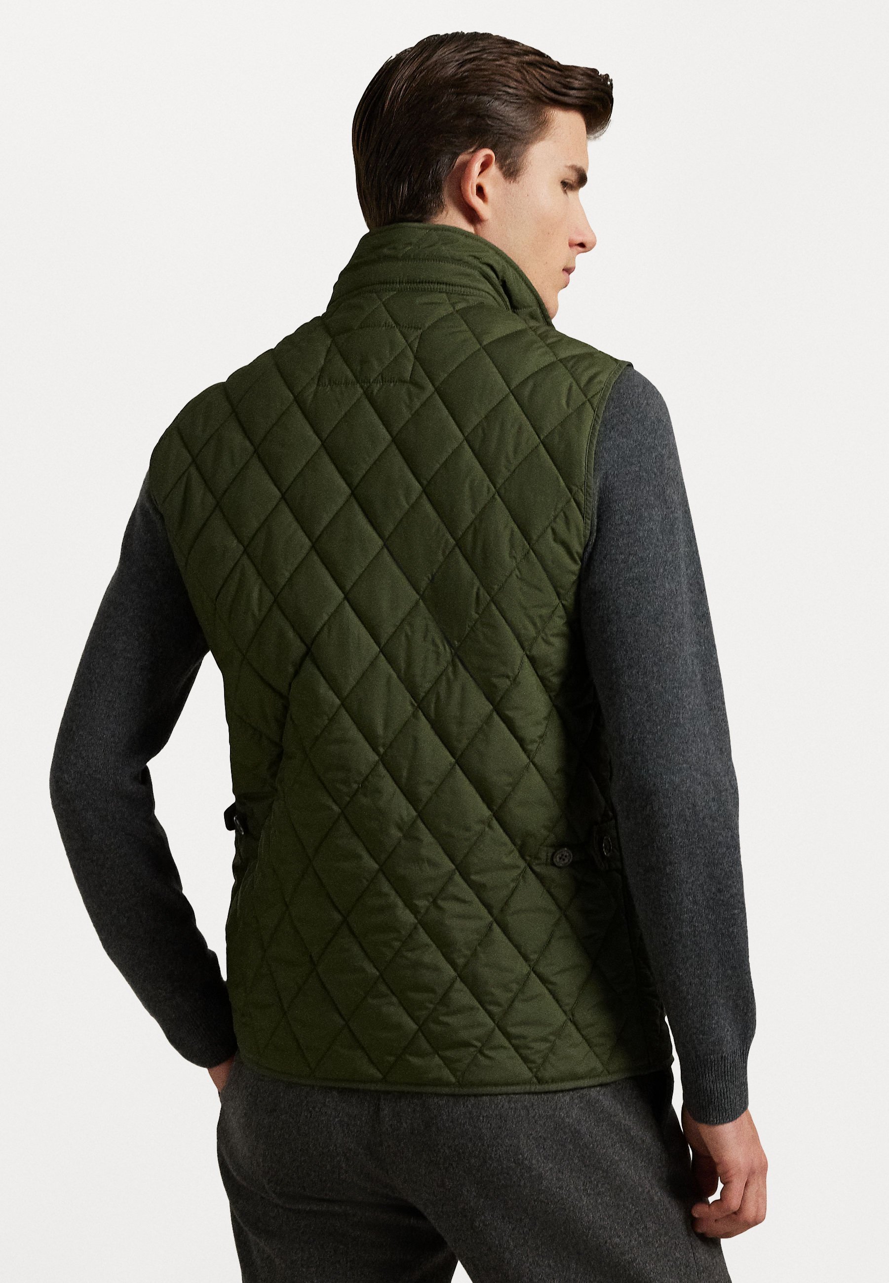Gilet utilitario trapuntato Polo Ralph Lauren THE BEATON - Gilet - verde oliva aziendale