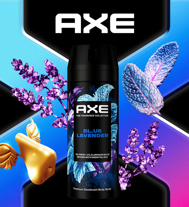 Ax Premium Blue Lavender deodorant spray