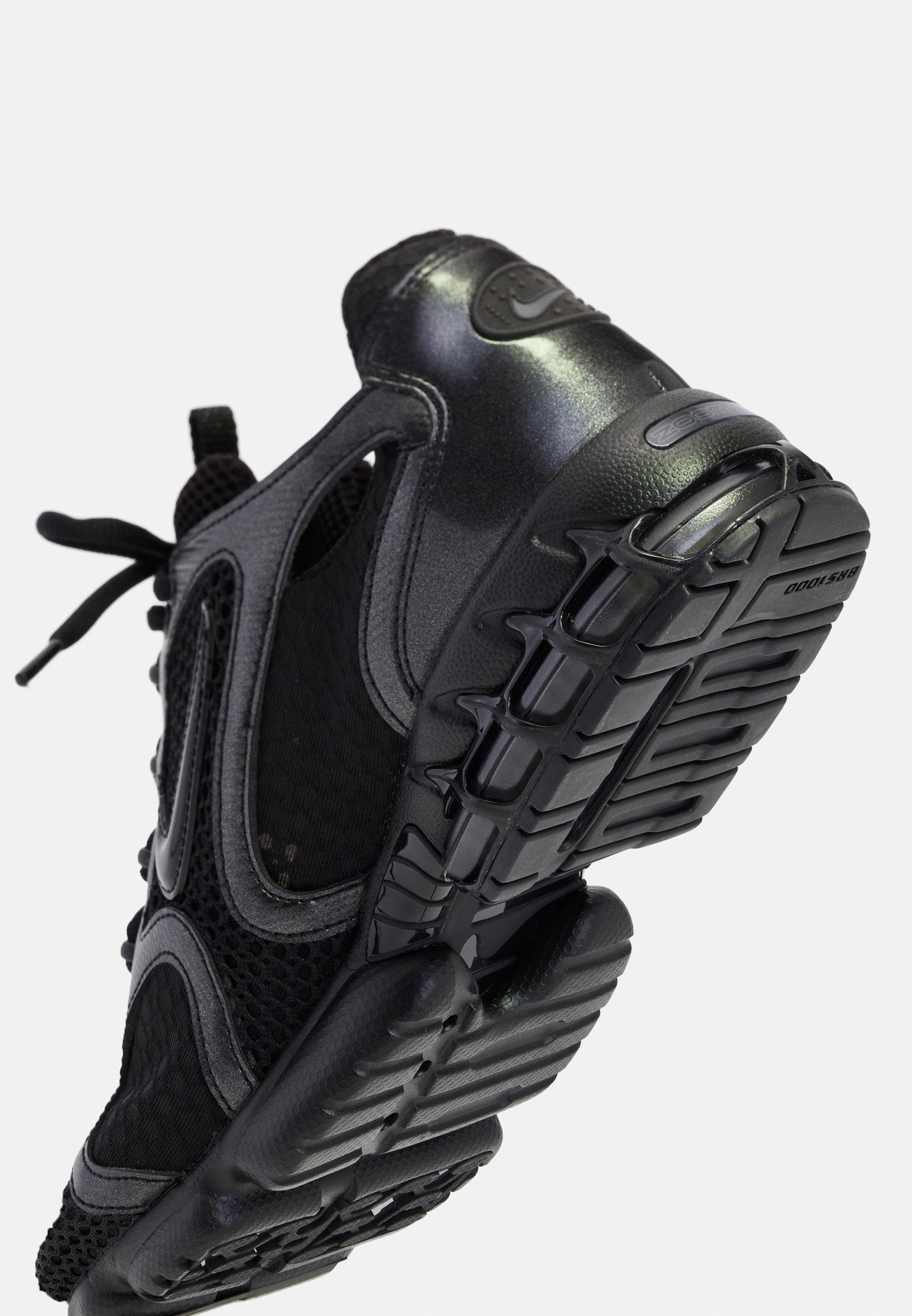 Nike Sportswear AIR ZOOM SPIRIDON CAGE 2 - Vabaajajalatsid - must/antratsiit/suitsuhall