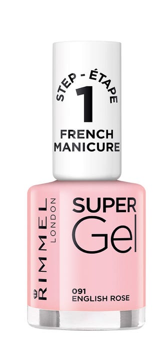 Szuper gél francia manikűr