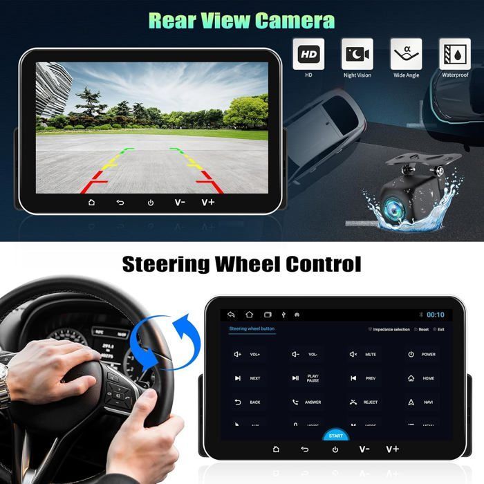 Autorradio 1 Din Android 13 [2+32G] de 7