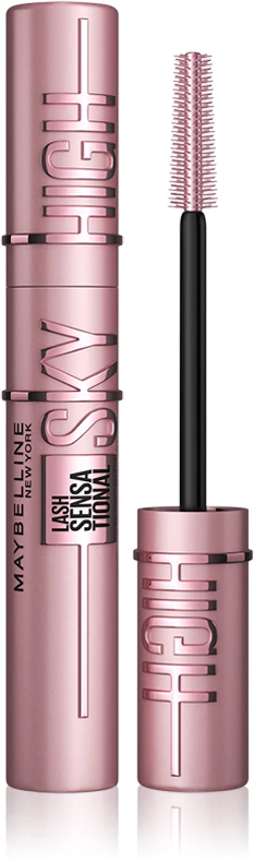 Máscara para cílios Maybelline New York Lash Sensational Sky High, que engrossa e alonga os cílios.
