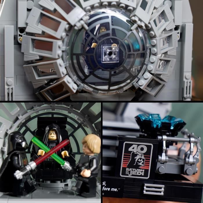 LEGO® Star Wars 75352 Diorama de la Salle du Trône de l’Empereur, Maquette avec Sabres Laser