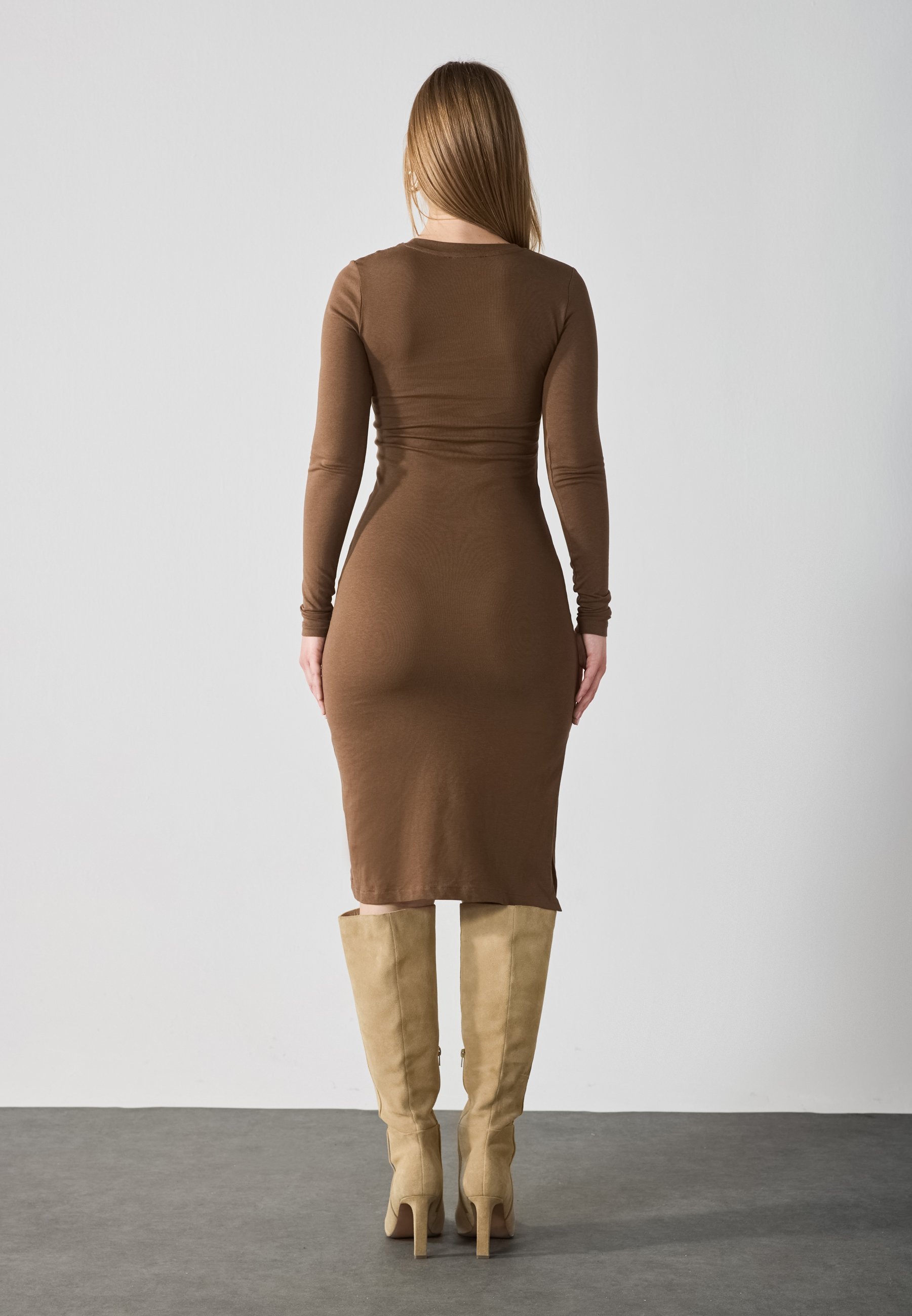 Robe Anna Field Jersey - marron