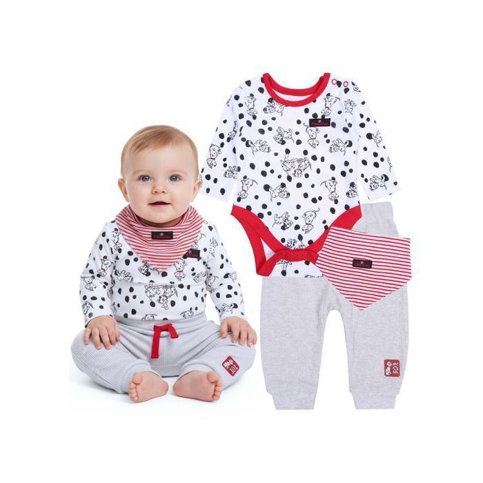 Conjunto de ropa suave para bebé niño de Disney 101 Dálmatas, 74 cm.