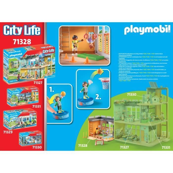 PLAYMOBIL 71328 Sports Hall - City Life - School - Love of Learning School World