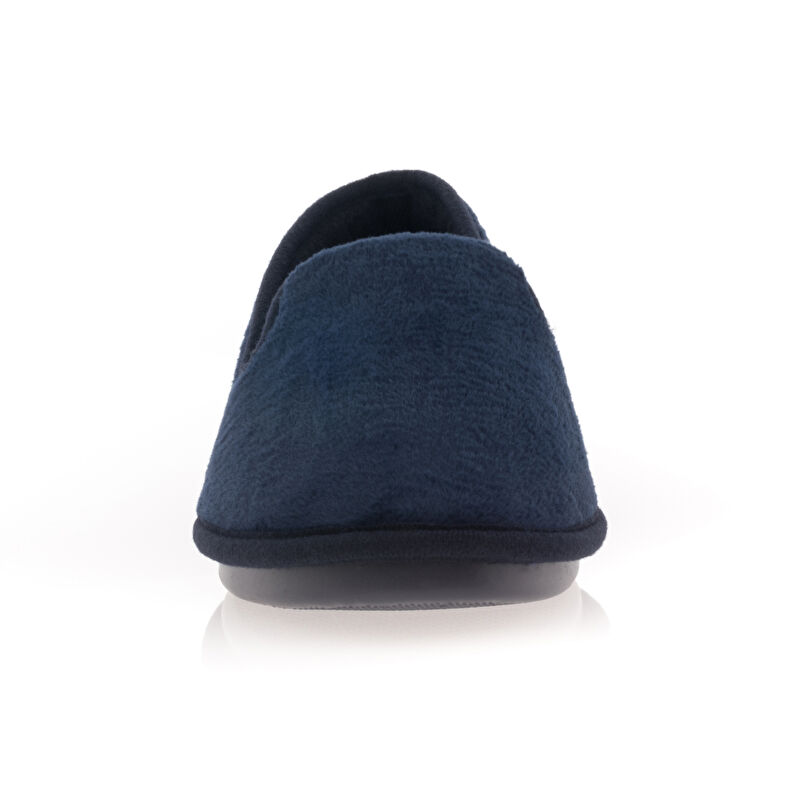 Blaue Herrenpantoffeln
