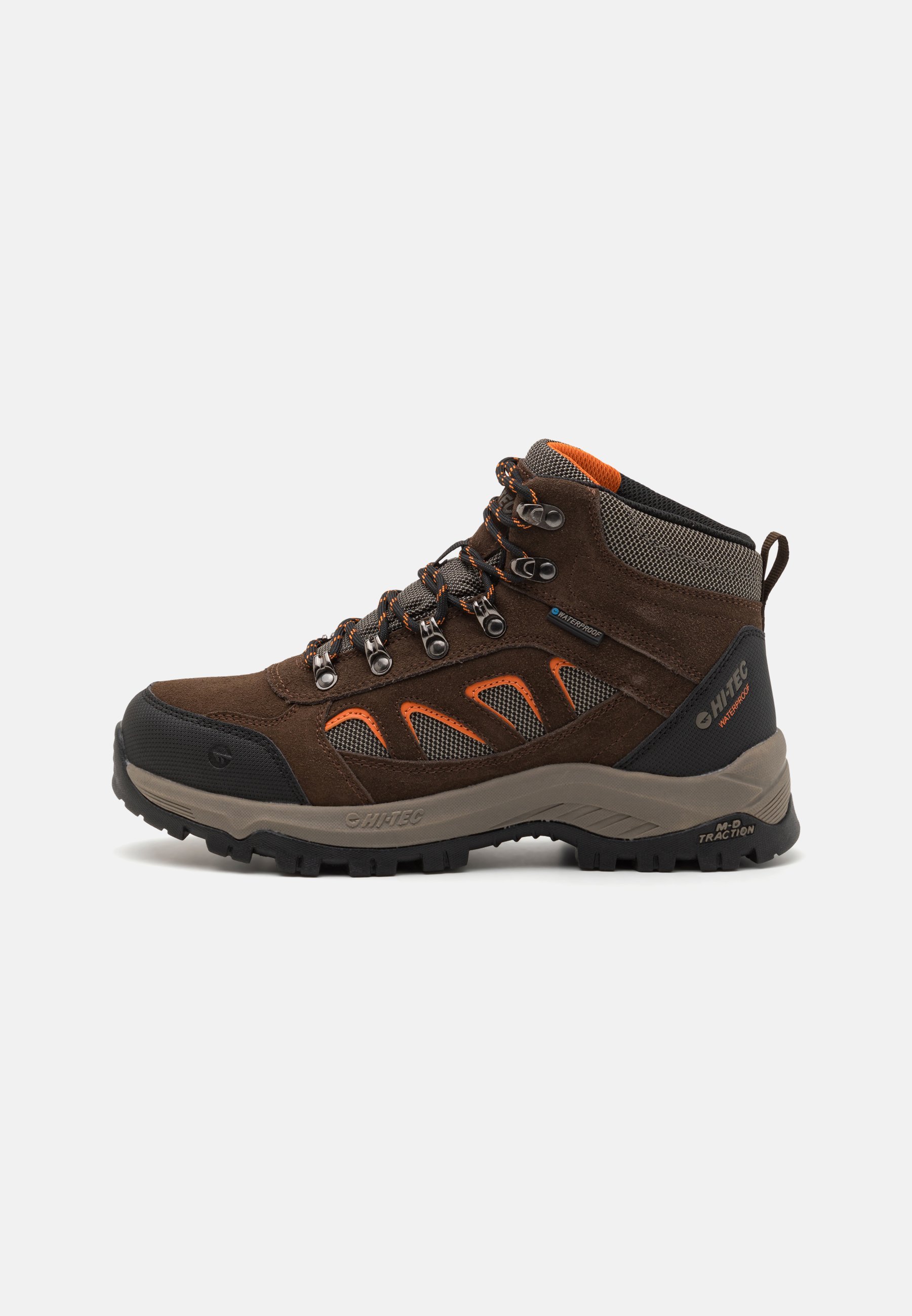 HI-TEC BANDERA EXPEDITION WP - Wanderschuhe - Eiffelturm/Vintage Khaki/Aprikosenorange