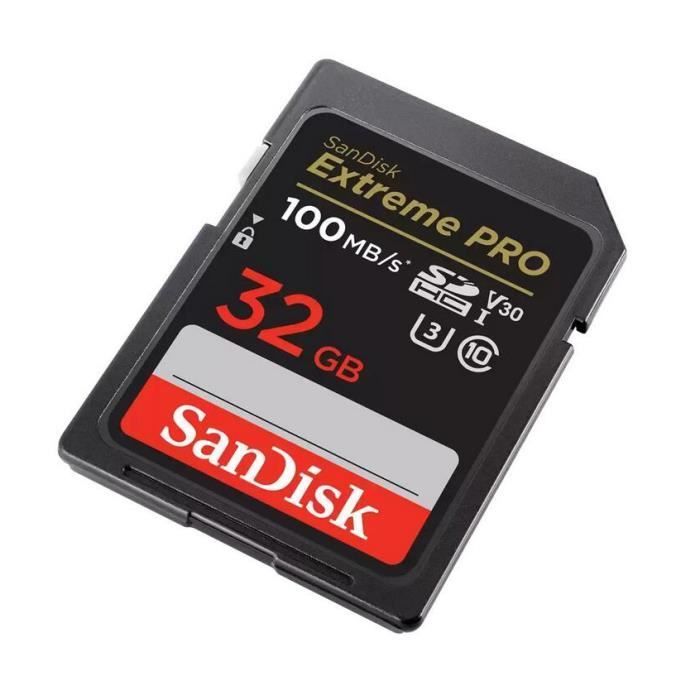 Scheda di memoria SanDisk Extreme Pro SDHC UHS-I U3 Classe 10 da 32 GB
