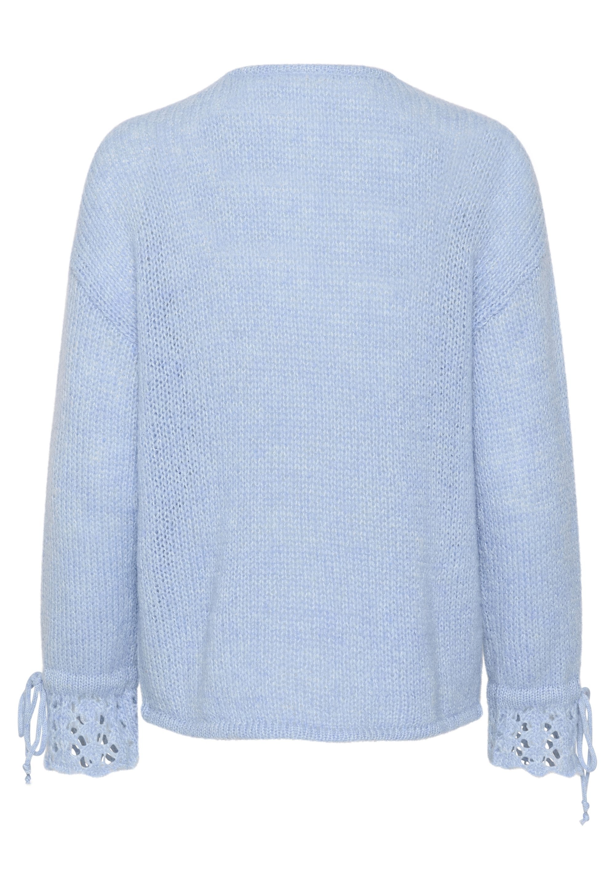 Pull crème - bleu clair
