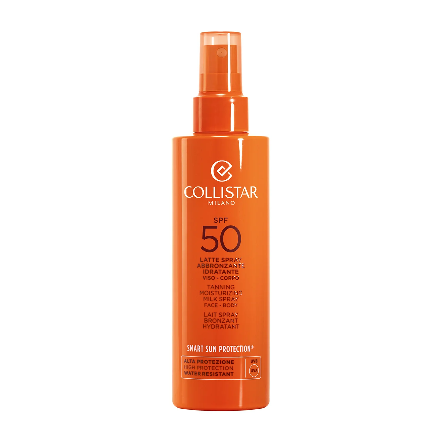 Abbronzatura Latte spray abbronzante idratante spf50 - Latte solare corpo alta prot.