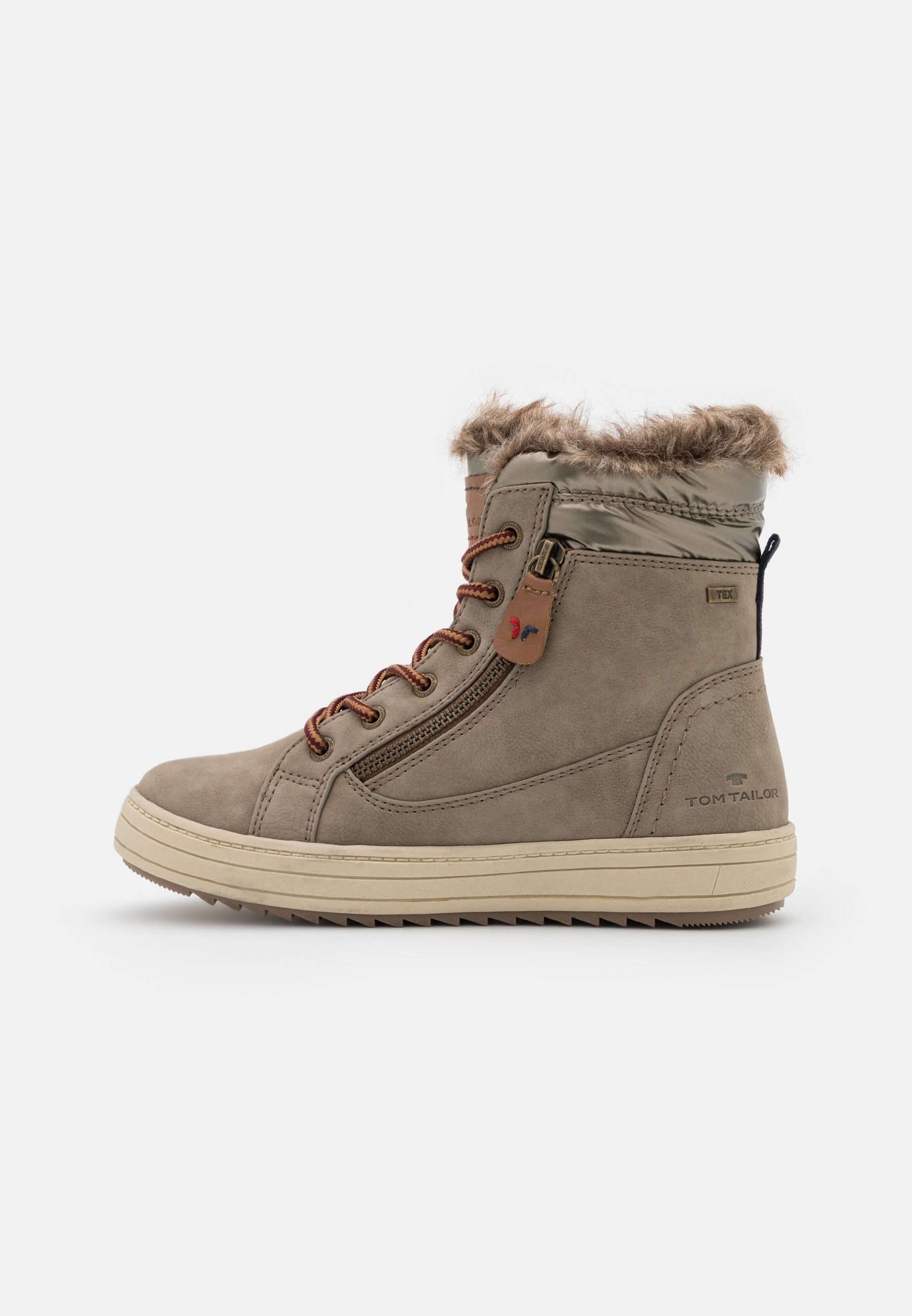 TOM TAILOR veterlaarsjes - taupe
